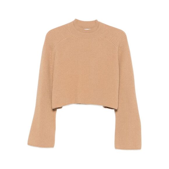 Max Mara Women Crew Neck Sweater In Cashmere Wool